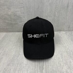 Shefit Trucker Hat‎ Cap Snap Back Black Sports Bra Promo Athleisure Stretch